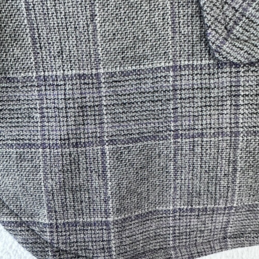 Pendleton Womens Jacket Elbow Patch Plaid Virgin … - image 5